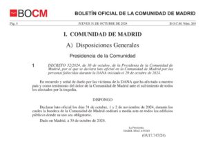 Decreto de la Comunidad de Madrid