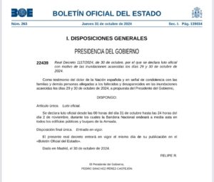 Decreto del Gobierno de España