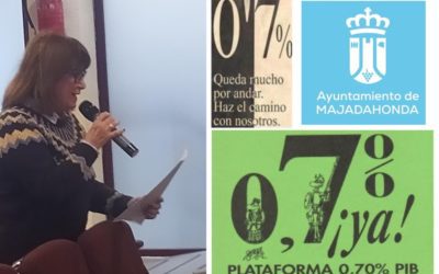 La Plataforma 0’7% Majadahonda pregunta a qué ONGs han ido los «ridículos» 14.000 € que el PP destina a Cooperación y Desarrollo