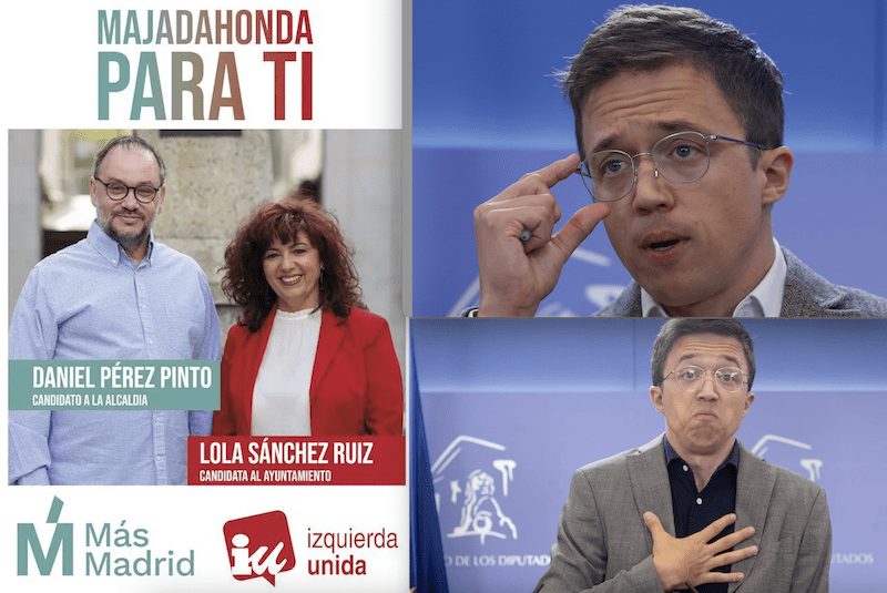 La crisis en «Más Madrid» causa «daños colaterales» a IU en Majadahonda tras el escándalo sexual de Iñigo Errejón y plantea un «cambio de siglas» en «Sumar»