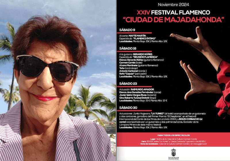 La flamencóloga Teresa Fernández Herrera: «Majadahonda cumple casi un cuarto de siglo de festival flamenco»