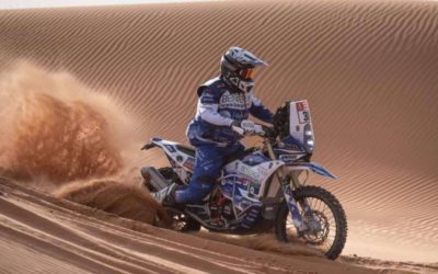 ADHESIVOSEMBARRADOS, líder en adhesivos de moto personalizados para pilotos del DAKAR