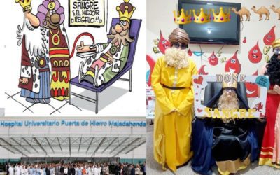 El Belén del Hospital Puerta de Hierro Majadahonda gana el Concurso 2024: los Reyes Magos donan sangre para una transfusión a la virgen María