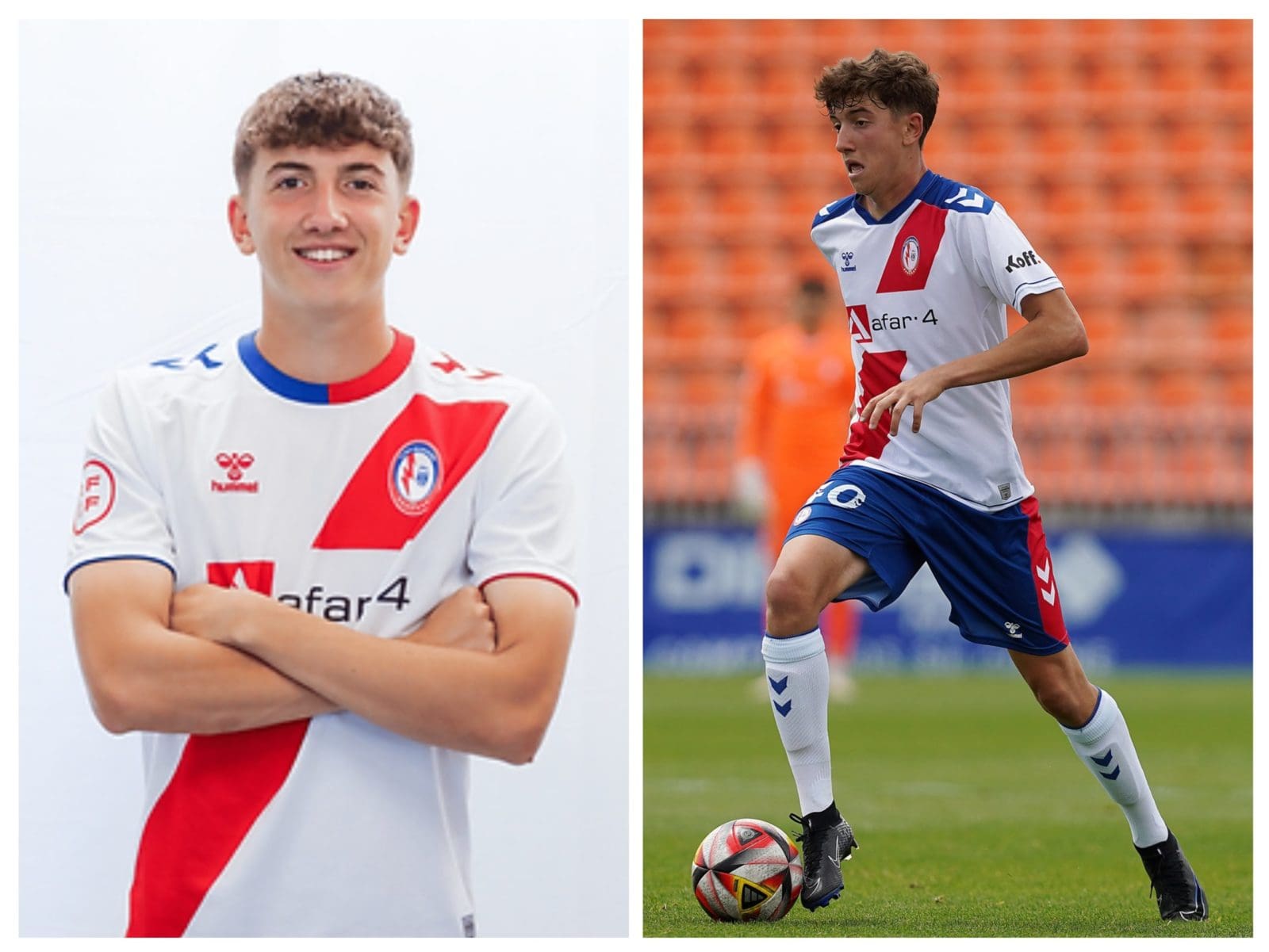 El canterano Pablo Pascual (Rayo  Majadahonda): «Vienen cosas buenas y espero que la afición esté ahí para verlas»