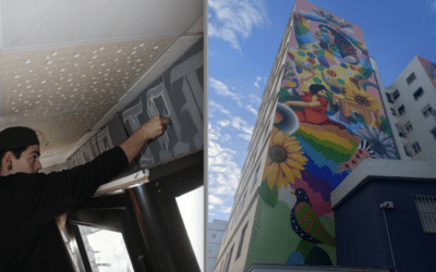 Carlos Carmona, artista urbano que triunfa en España y Suecia: «Como convertir casas tapiadas o muros de Majadahonda en bellas obras de arte»