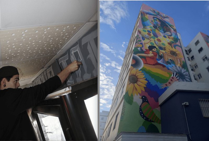 Carlos Carmona, artista urbano que triunfa en España y Suecia: «Como convertir casas tapiadas o muros de Majadahonda en bellas obras de arte»