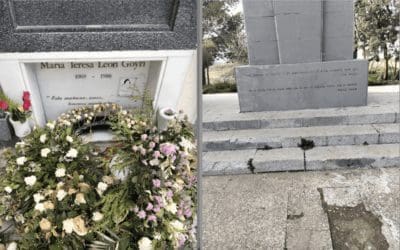 Visita al Cementerio de Majadahonda: «Flores para María Teresa»