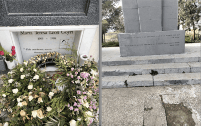 Visita al Cementerio de Majadahonda: «Flores para María Teresa»