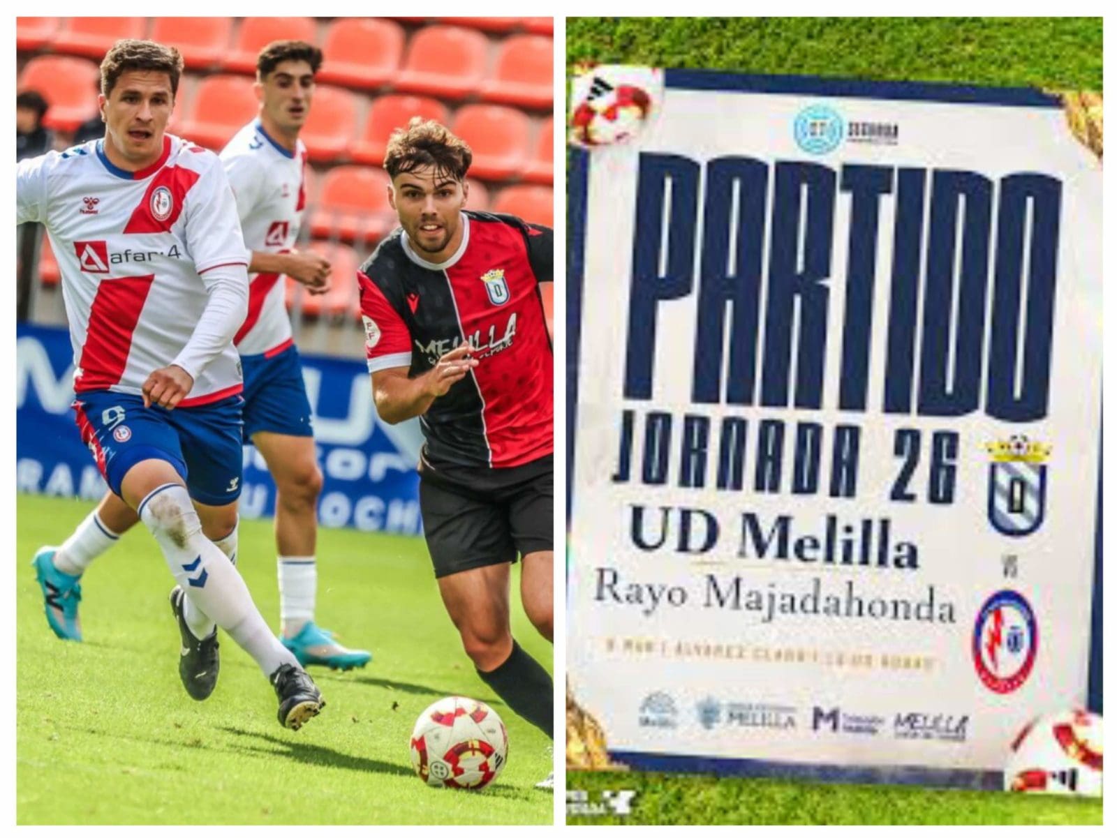 Rayo Majadahonda busca consolidar en Melilla la 5ª plaza de play-off de ascenso ante 3 ex rayistas