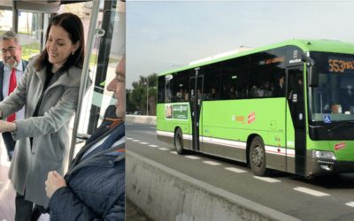 La alcaldesa de Majadahonda se sube al bus pagando con tarjeta y proclama que “el dinero va perdiendo terreno”: José Mª Babot replica