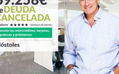 Repara tu Deuda Abogados cancela 69.258 € en Móstoles (Madrid) con la Ley de Segunda Oportunidad