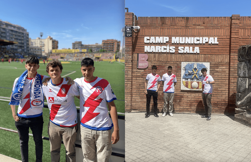 Los «valientes» aficionados del Rayo Majadahonda que hicieron en 1 día 1.288 kilómetros para la historia