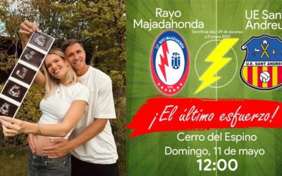El «partidazo» del domingo contra el Sant Andreu nace con un pan bajo el brazo: Gianluca Simeone (Rayo Majadahonda) hace abuelo al «Cholo» y da la vuelta al mundo