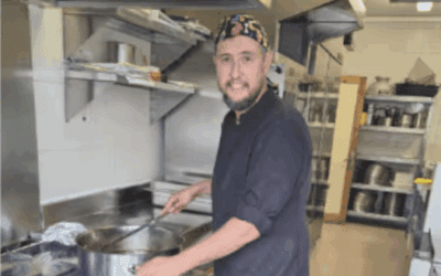 Las recetas de Alberto Rodríguez, cocinero en un colegio público: «Hay niños en Majadahonda que comen solo una vez al día»
