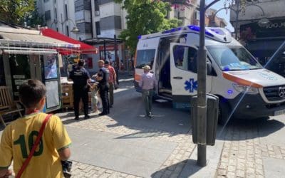 Atendidos por golpes de calor en la Gran Vía de Majadahonda y detenido un conductor por atropellar en la A-6 a un trabajador de obras públicas