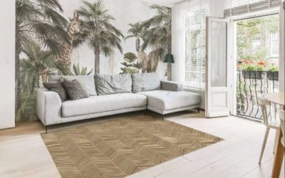 Personalización total con los diseños a medida de alfombras vinílicas y papel pintado de Printodecor