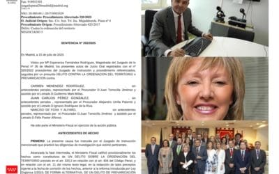 La jueza absuelve al ex alcalde de Majadahonda, Narciso de Foxá y a los concejales Carmen Menéndez y Juan Carlos Pérez del «caso Puerta de Hierro»