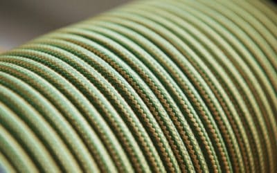 Cables textiles decorativos de Cablelamp, una opción artesanal para crear lámparas únicas