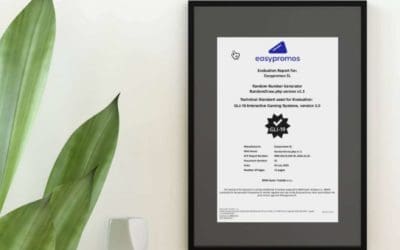 Easypromos certifica su sistema de sorteos online con el estándar internacional GLI-19