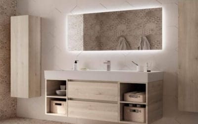 Reformar el baño con estilo, cómo elegir muebles de baño con lavabo y espejo que optimizan espacio y diseño