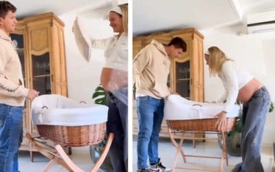 El «moisés» de Gianluca Simeone (ex Rayo Majadahonda) y Eva Bargiela causa controversia en Argentina y el «Cholo» sale en su apoyo