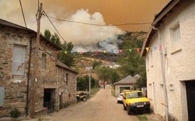 Leoneses de Majadahonda y El Escorial imploran ayuda contra los incendios en Omaña (León): «¡Aquí seguimos luchando solos, abandonaos»