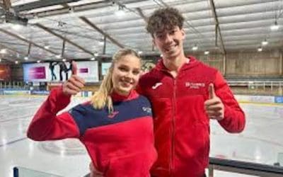 La «majariega de Torrelodones» Sofía Val y su pareja Asaf Kazimov consiguen plaza para las Olimpiadas de invierno 2026 en Milán (Italia)