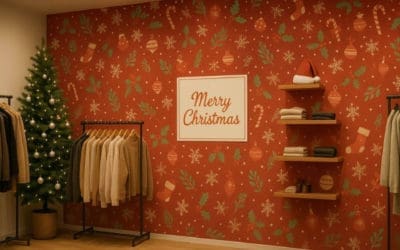 Ideas ecológicas para vestir espacios comerciales esta Navidad con Sabaté Barcelona