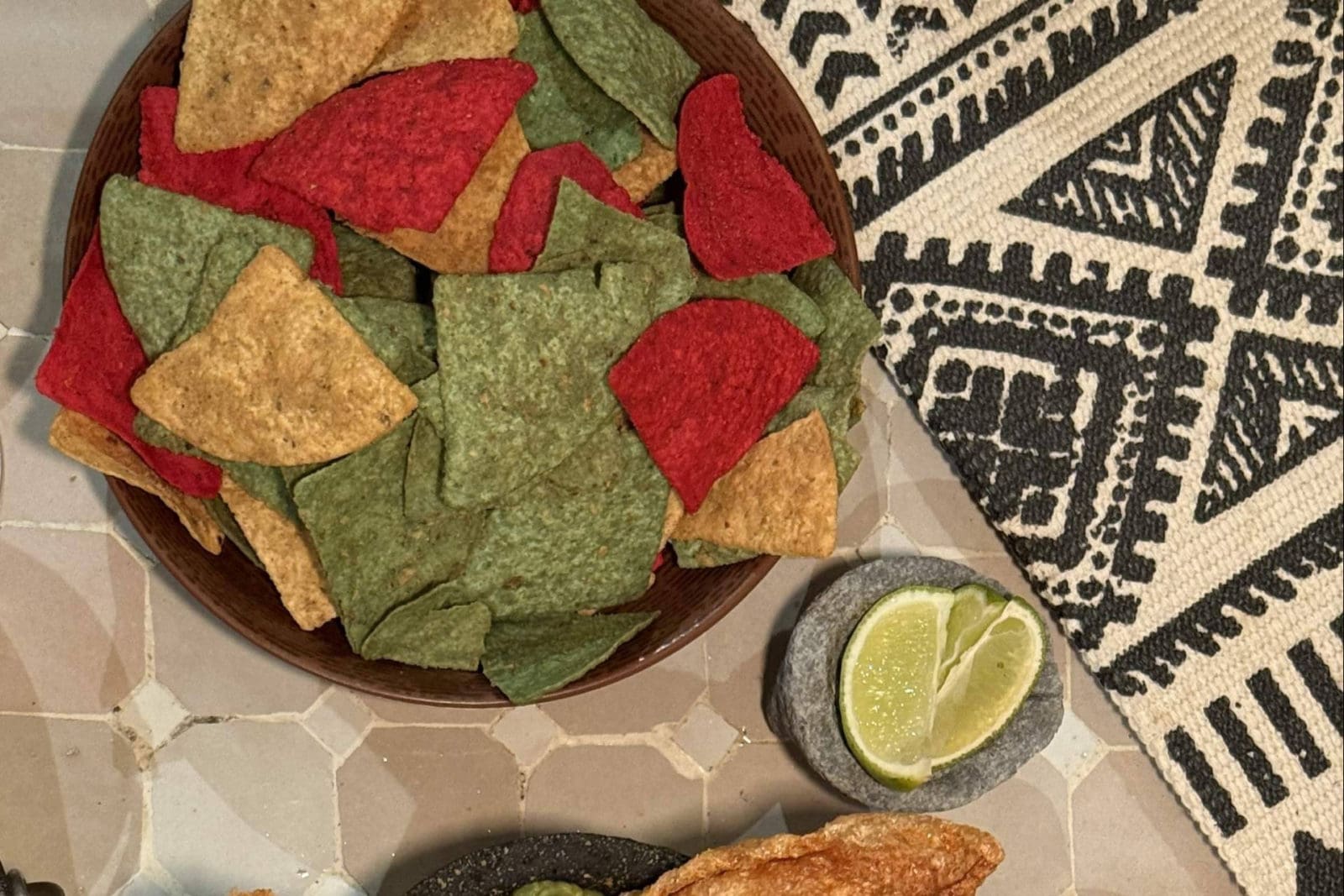 Septiembre con sabor a México; Totopos Tricolor de Maíz Maya