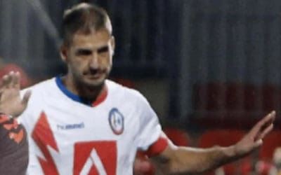 Sergio Oliva, «eterno capitán» y delegado, «desactiva» un incidente homófobo contra un «Sanse» que agradece al Rayo Majadahonda su actuación