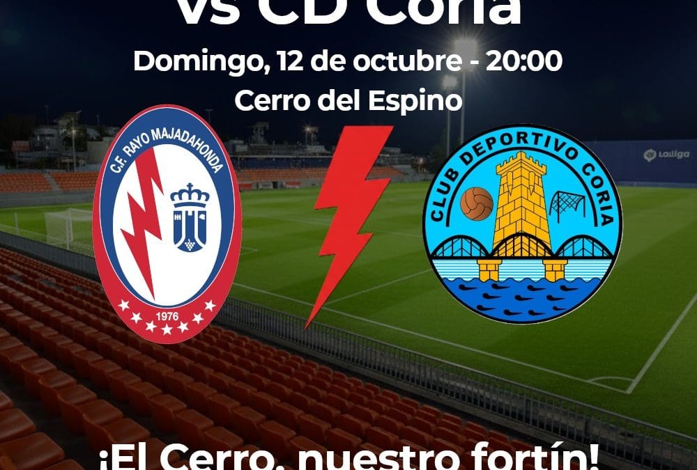 Un Coria en «play off» visita al Rayo Majadahonda este domingo (20:00): «Ganará quien gestione mejor los momentos sin balón»