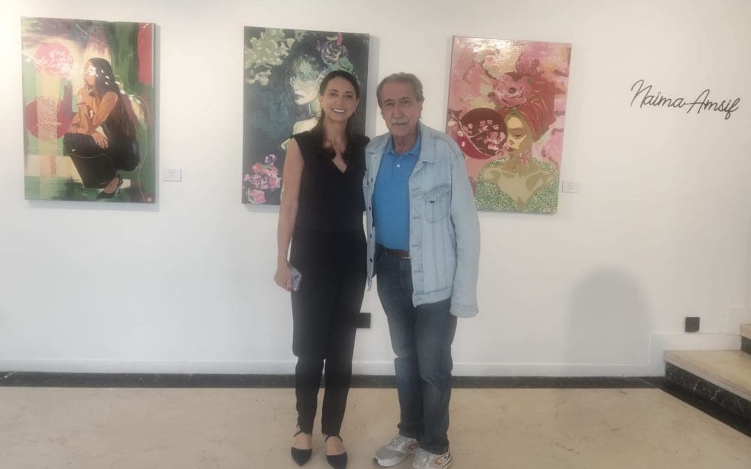 La pintora Naïma Amsif (Zoco de Las Rozas) expone en Espacio Jovellanos (Madrid) hasta el 26 de octubre con visitas guiadas a las 19:00