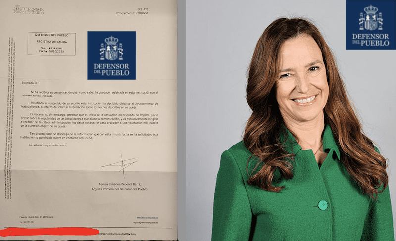 El Defensor del Pueblo interviene en el caso de las Oposiciones a arquitecto municipal del Ayuntamiento de Majadahonda