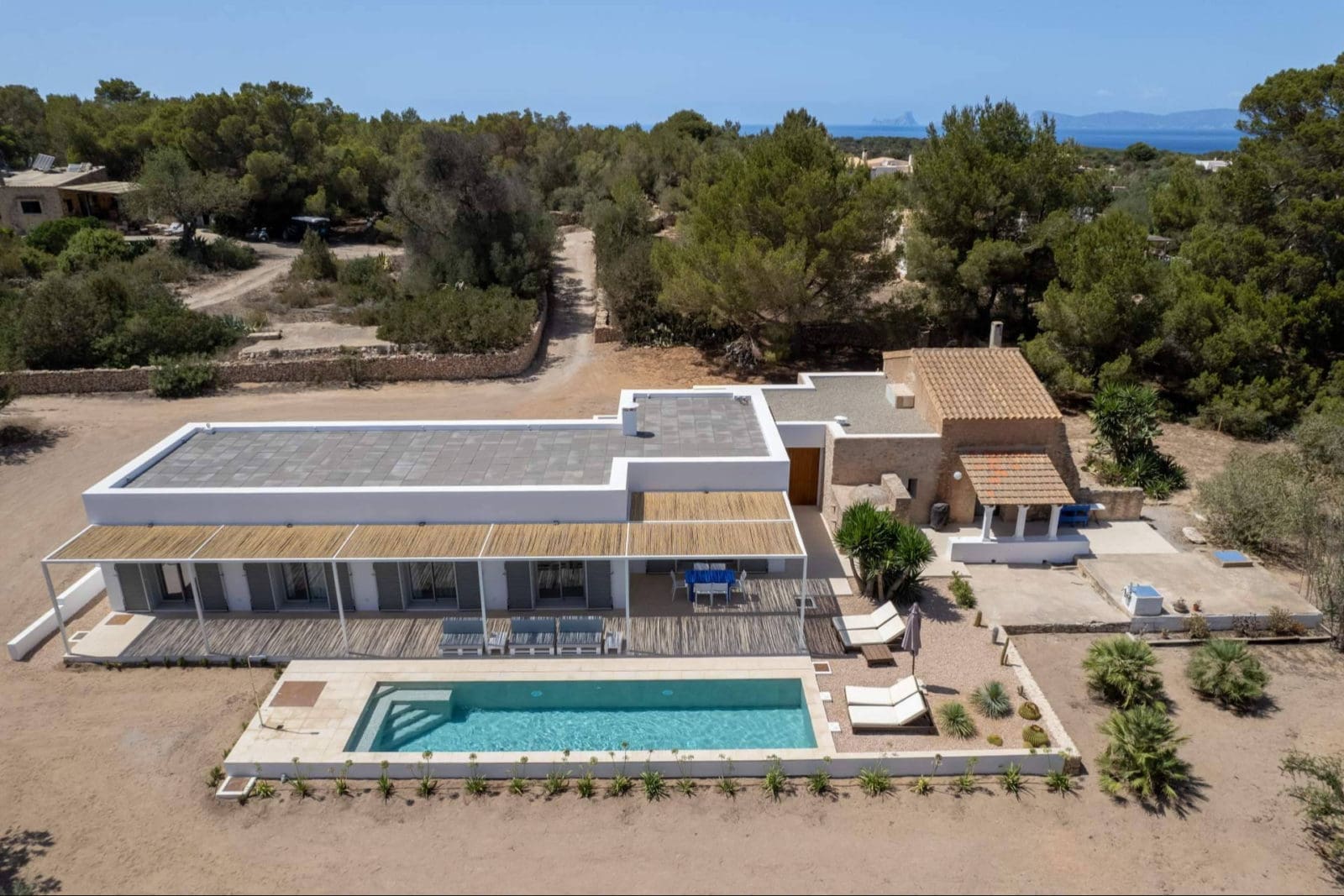 Turismo tranquilo en Formentera con casas independientes de Can Corda para parejas y familias