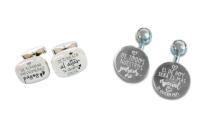 Happy Pulseras refuerza su línea de boda con pulseras, gemelos y medallas personalizadas