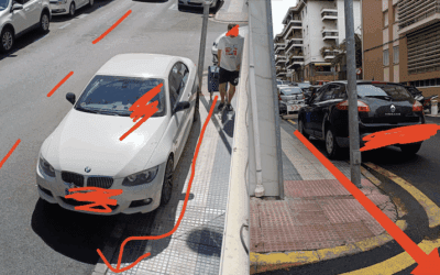 El fotógrafo «Ivantxu» Marcos (Majadahonda), premiado en Guadarrama: sus imágenes sobre los aparcamientos en el centro