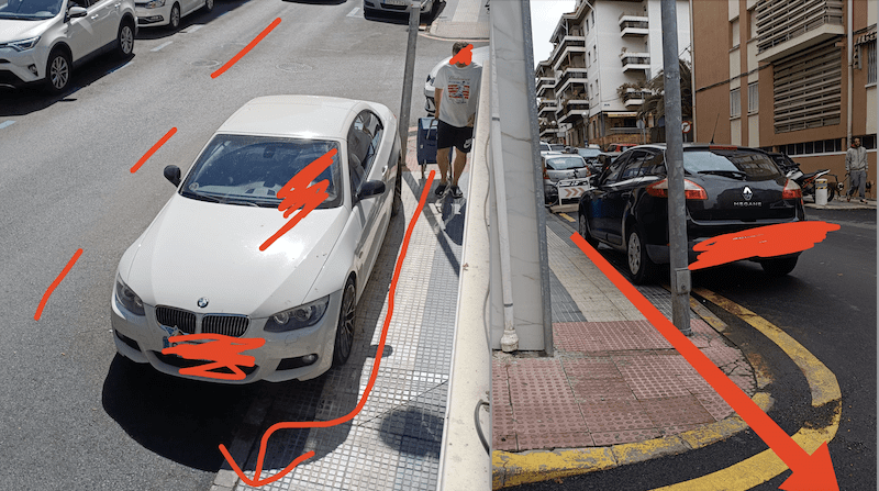 El fotógrafo «Ivantxu» Marcos (Majadahonda), premiado en Guadarrama: sus imágenes sobre los aparcamientos en el centro