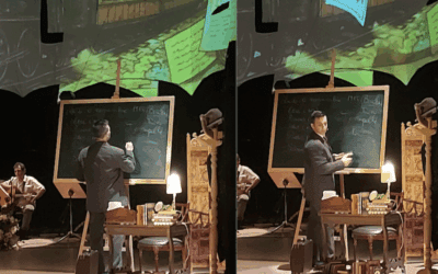 Una obra de teatro sobre Antonio Machado en Las Rozas: «función sumamente didáctica que le encantó a la muchachada»