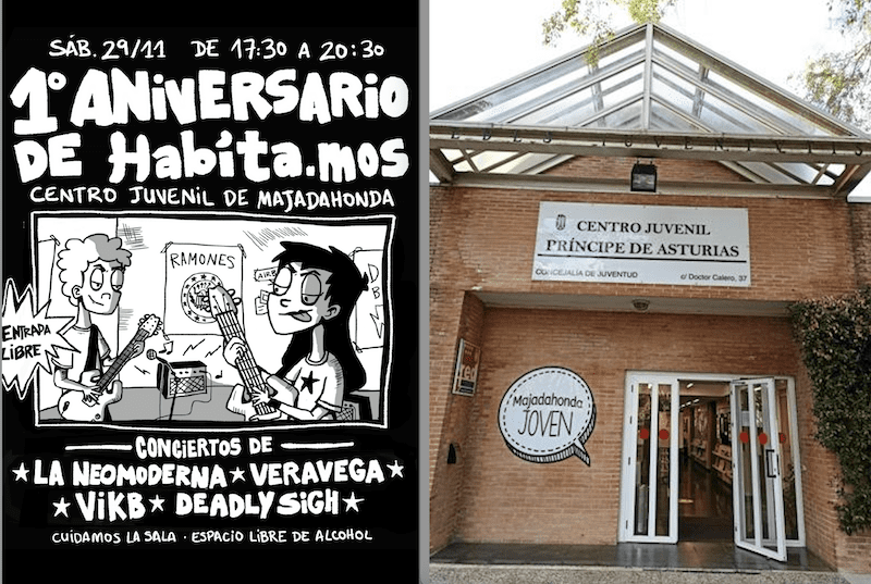 La Neomoderna, Veravega, Vikbo y Deadly Sigh ofrecen un concierto musical gratis este sábado en Majadahonda (17:30 a 20:30)