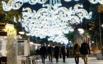 500 raciones de chocolate con churros gratis para encender las luces de Navidad en Majadahonda en Colón