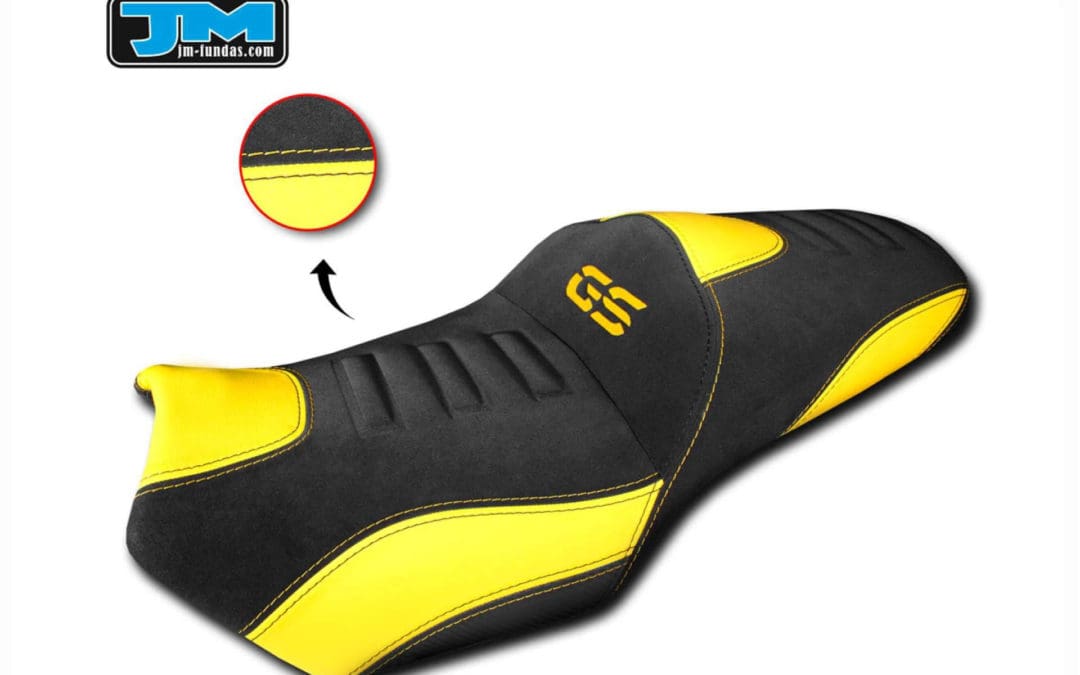 JM Fundas presenta asientos de moto BMW con Pack Confort y soporte lumbar