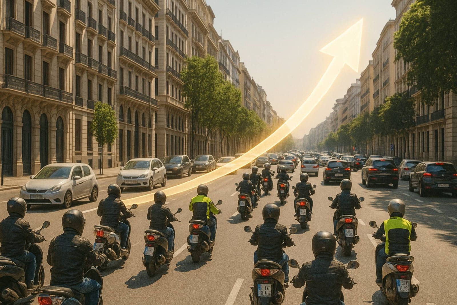 Más motos en circulación, el vehículo de dos ruedas se posiciona como aliado del ahorro diario
