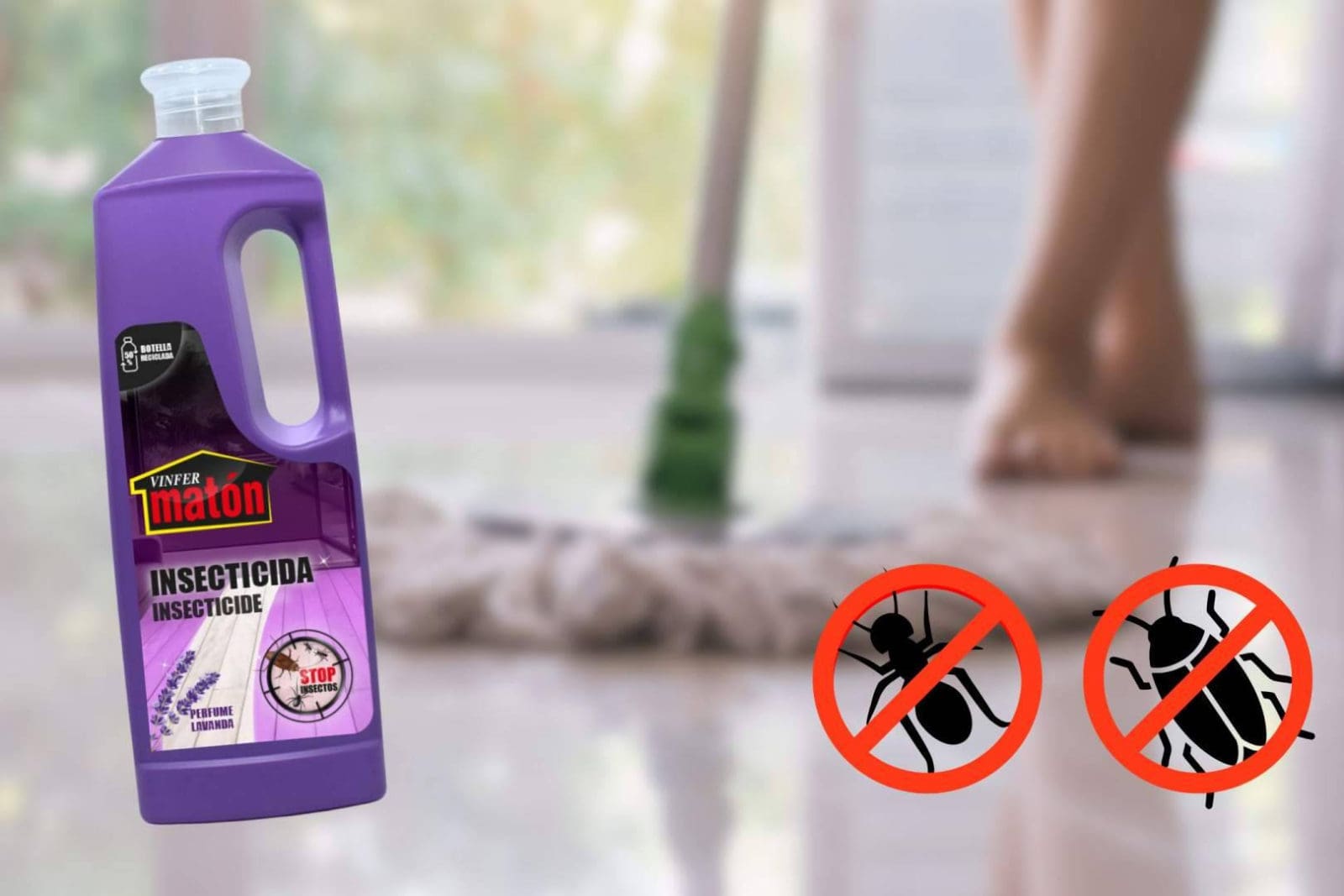 Limpieza profunda y protección total contra insectos rastreros