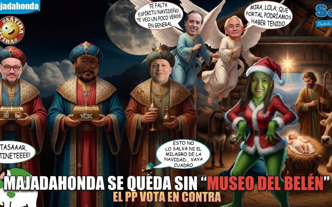 El concejal de Fiestas de Majadahonda «arma otro Belén»: críticas y sátiras en la prensa regional