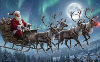 El trineo de Papá Noel recorre Majadahonda