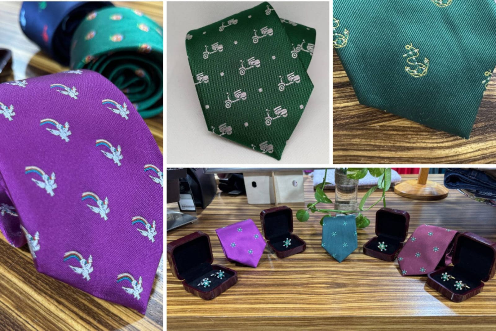 Purificación Abad; la elegancia y clase masculina toma forma en Sevilla con corbatas, gemelos e insignias
