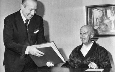 «Caretas y Caras en Majadahonda»: Arias Navarro en la Galería Sanabria, Umbral, Manuel Summers, Pablo Milanés y los Calderones