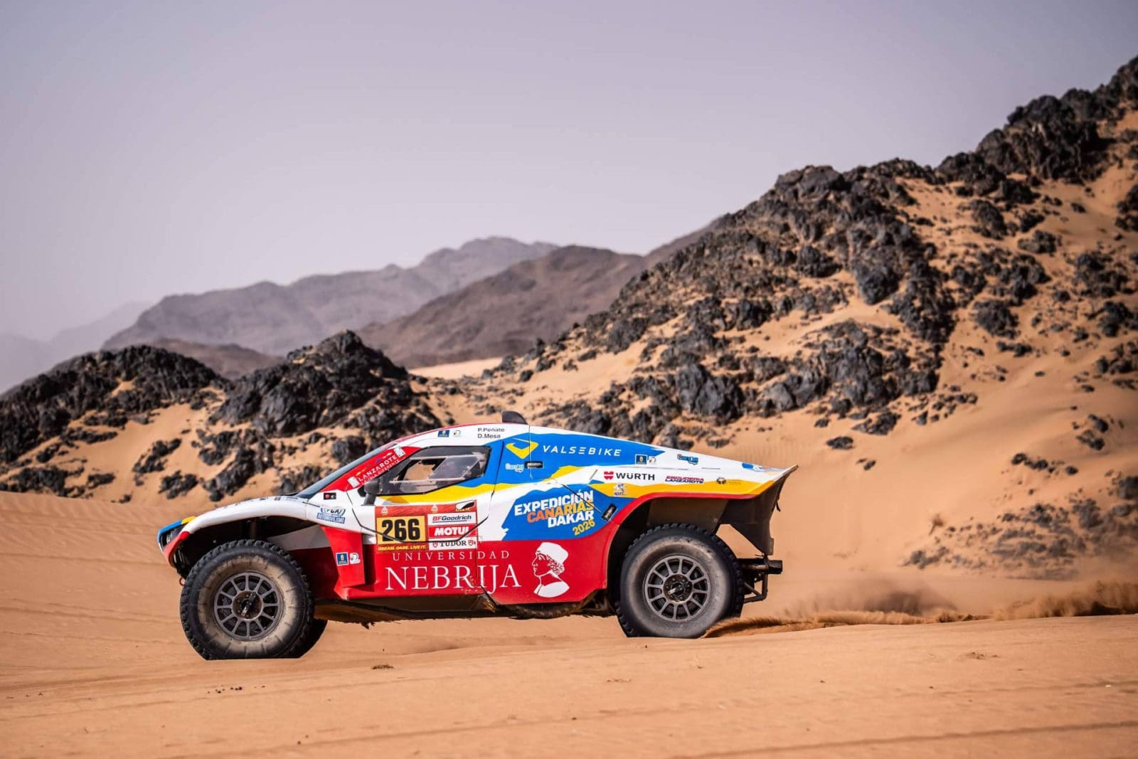 Pedro Peñate y Dani Mesa culminan un Dakar histórico para Canarias y España