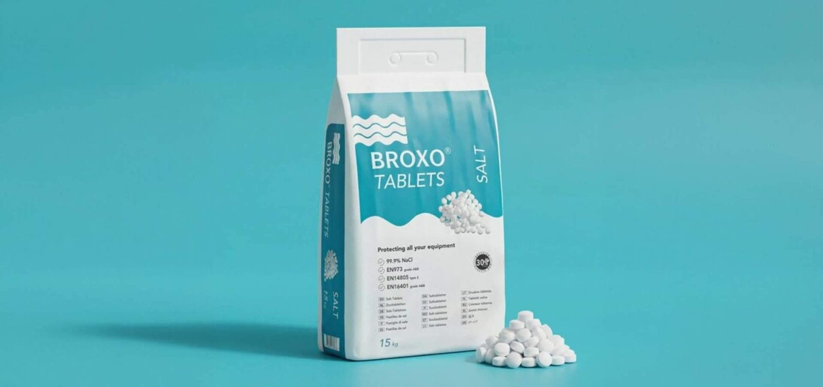 Broxo renueva su marca celebrando más de un siglo de experiencia en sales para el tratamiento del agua