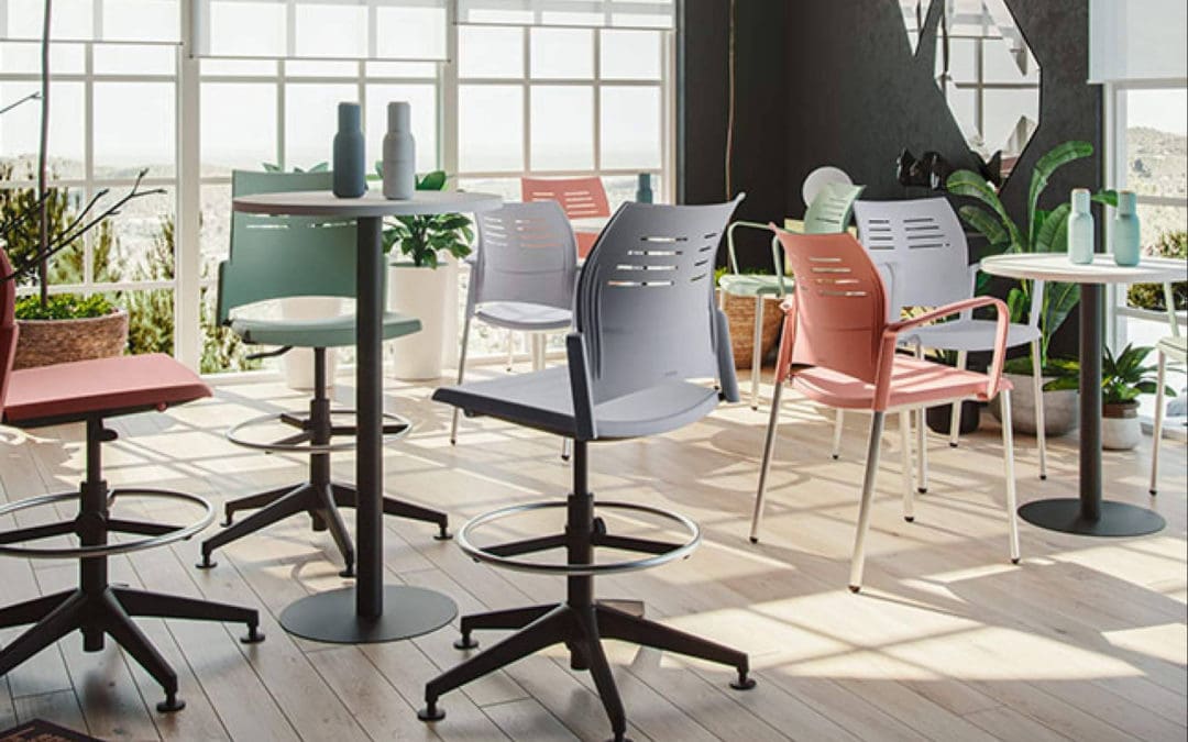 Taburetes de oficina; la solución ergonómica y flexible para espacios de trabajo modernos